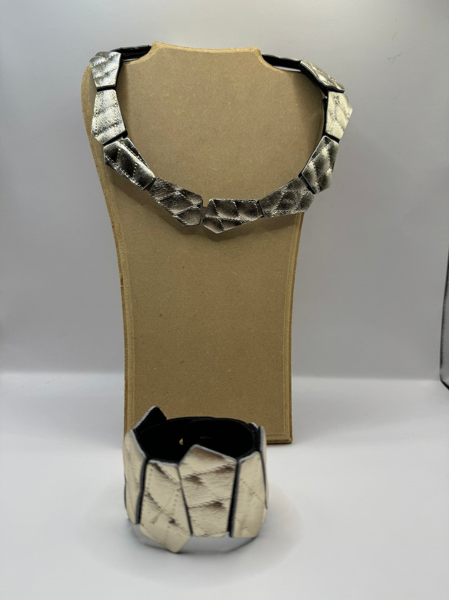 Leather bracelet Padded Rock