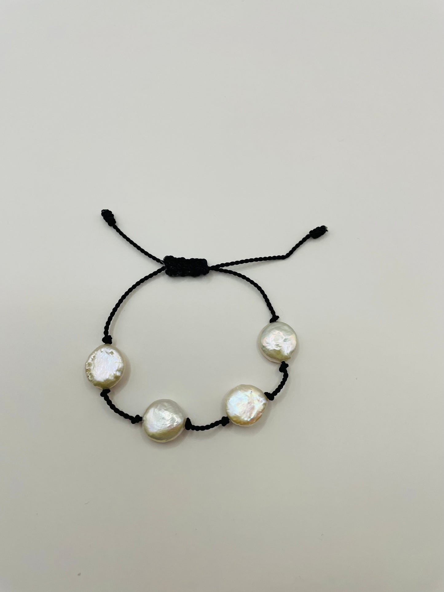 Bracelet  Freshwater Coin Pearl Cuatro