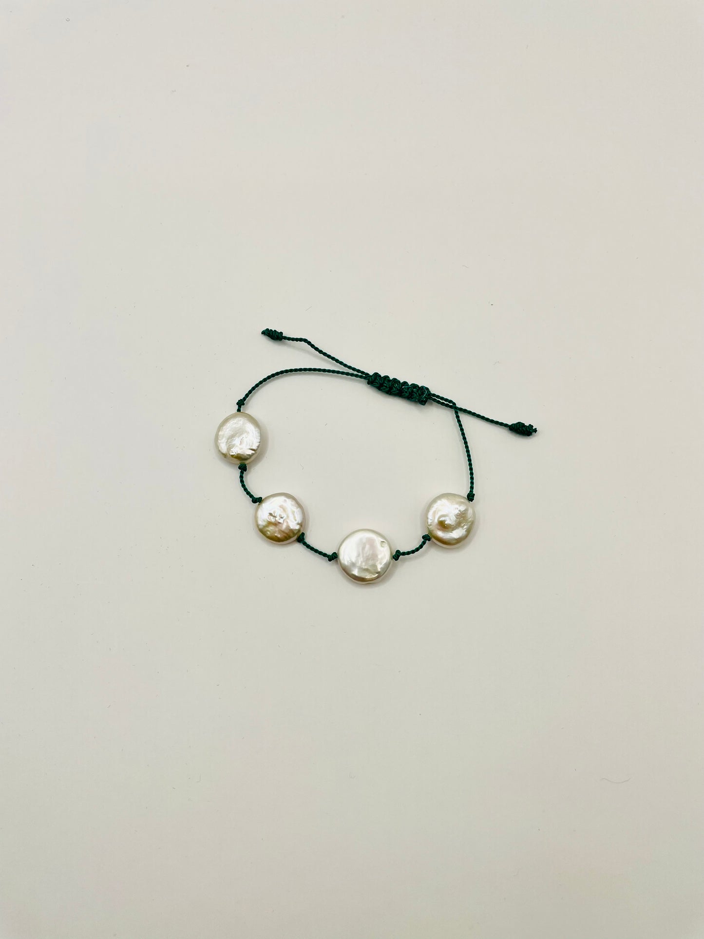 Bracelet  Freshwater Coin Pearl Cuatro