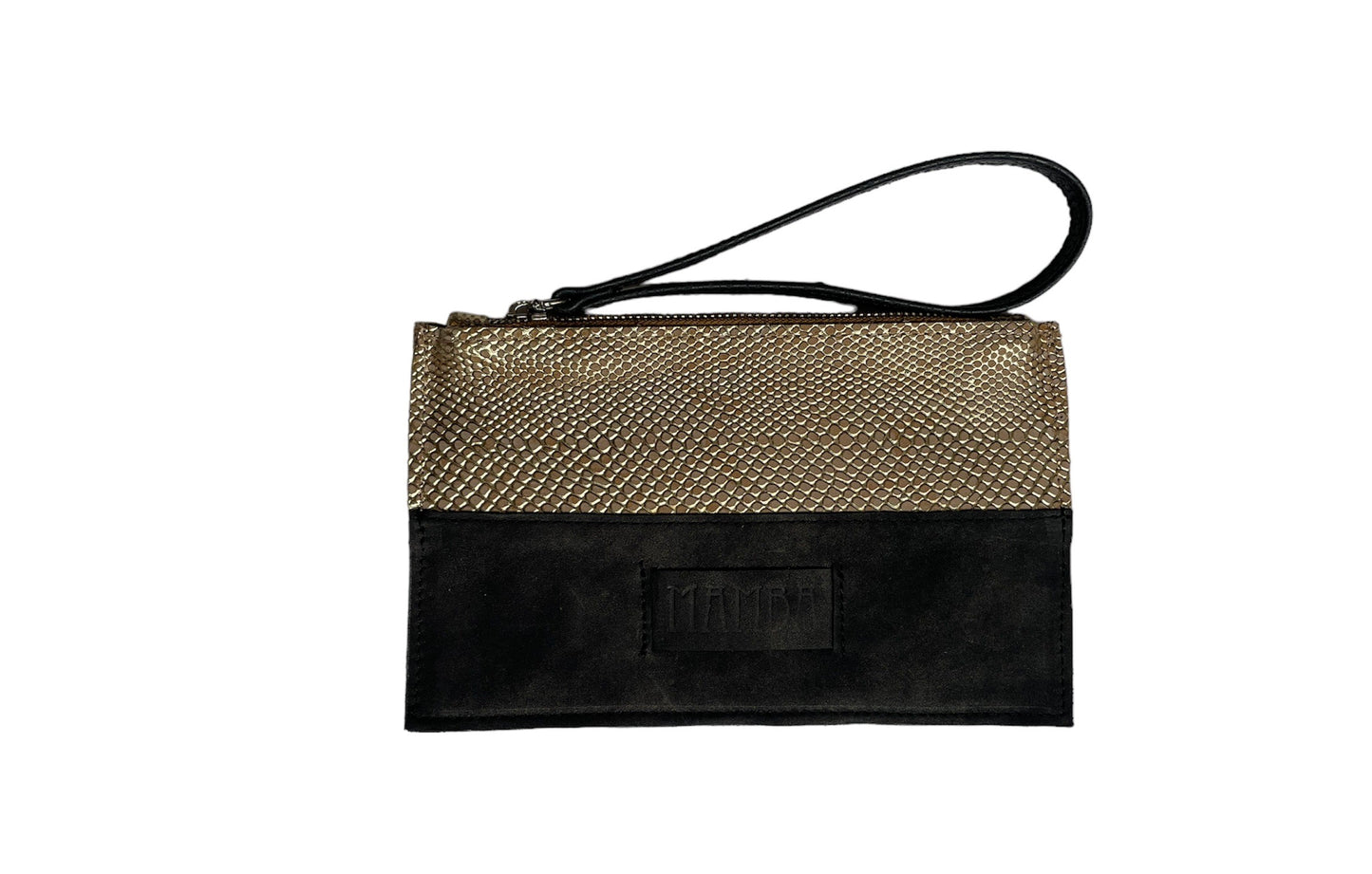 Leather envelope mini clutch