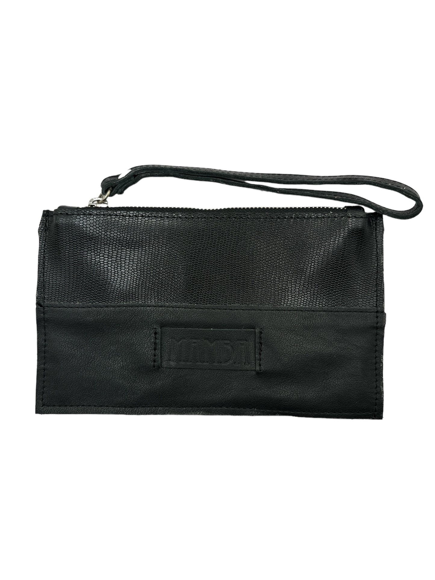 Leather envelope mini clutch